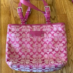 Gently used coach purse